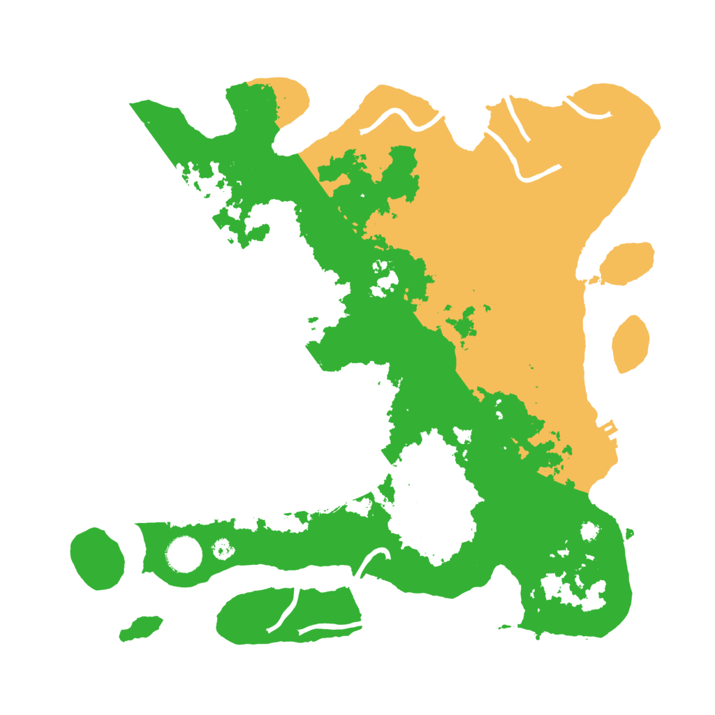 Biome Rust Map: Procedural Map, Size: 3500, Seed: 98798465