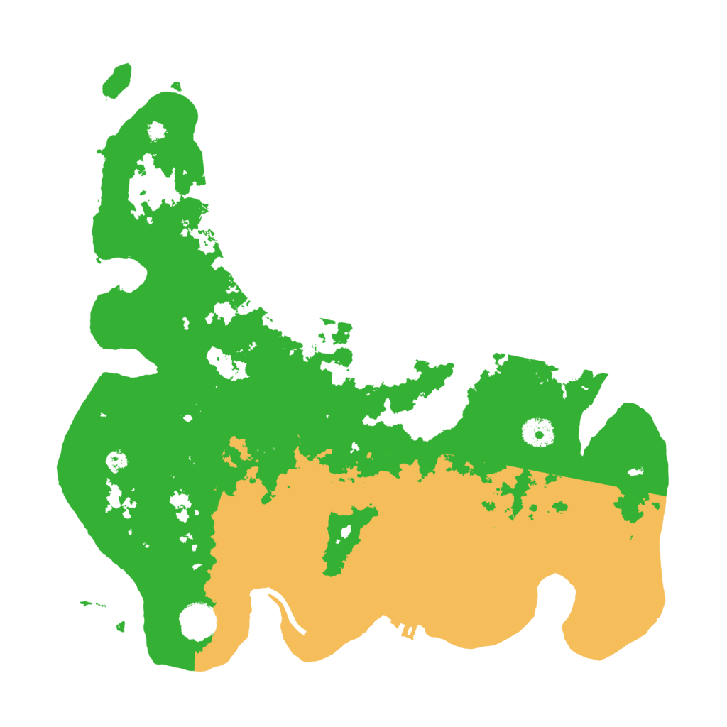 Biome Rust Map: Procedural Map, Size: 3550, Seed: 1110926402