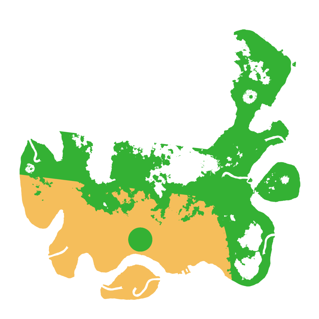 Biome Rust Map: Procedural Map, Size: 3500, Seed: 1757906961