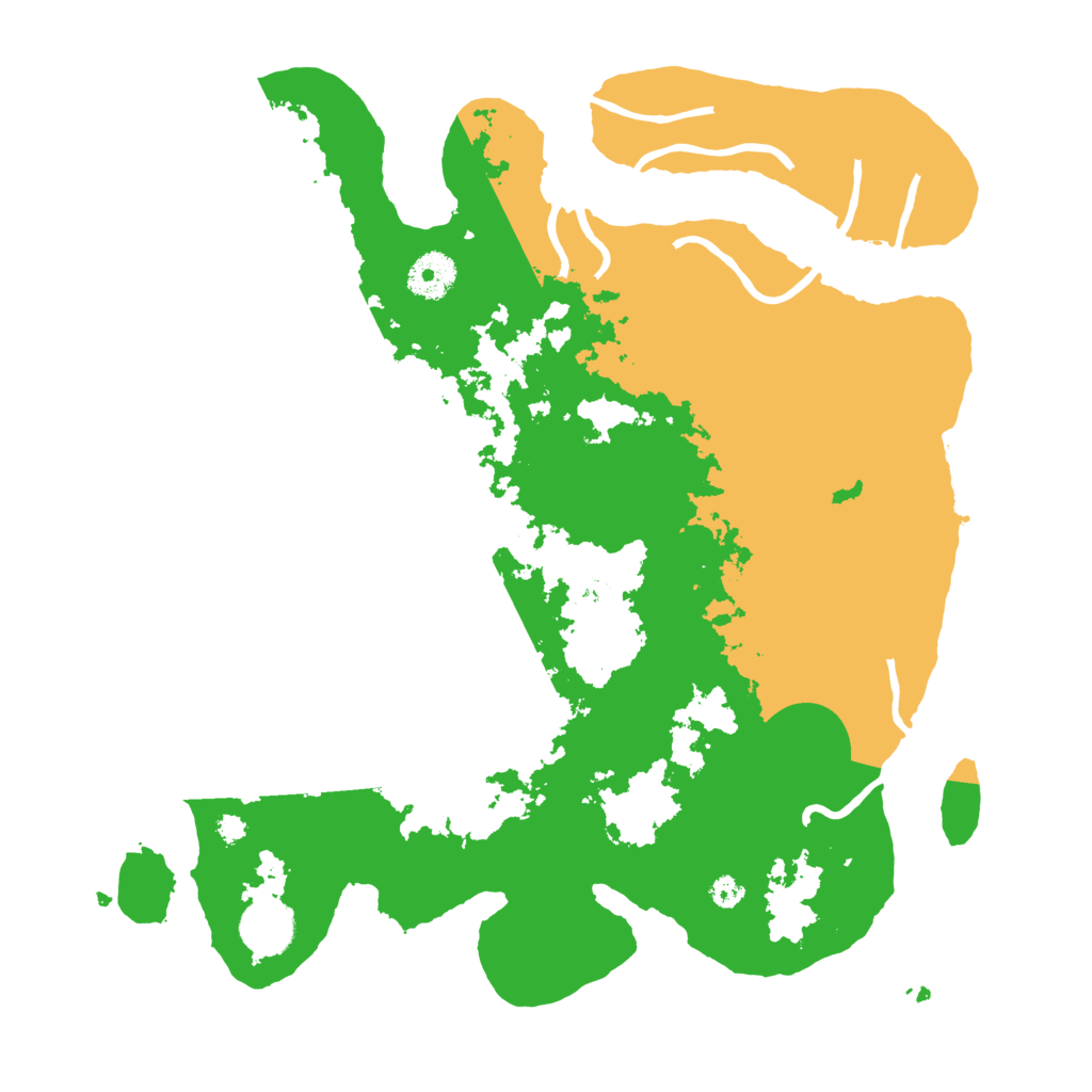 Biome Rust Map: Procedural Map, Size: 3500, Seed: 1623180