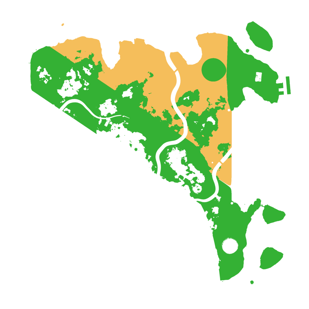 Biome Rust Map: Procedural Map, Size: 3500, Seed: 955383570
