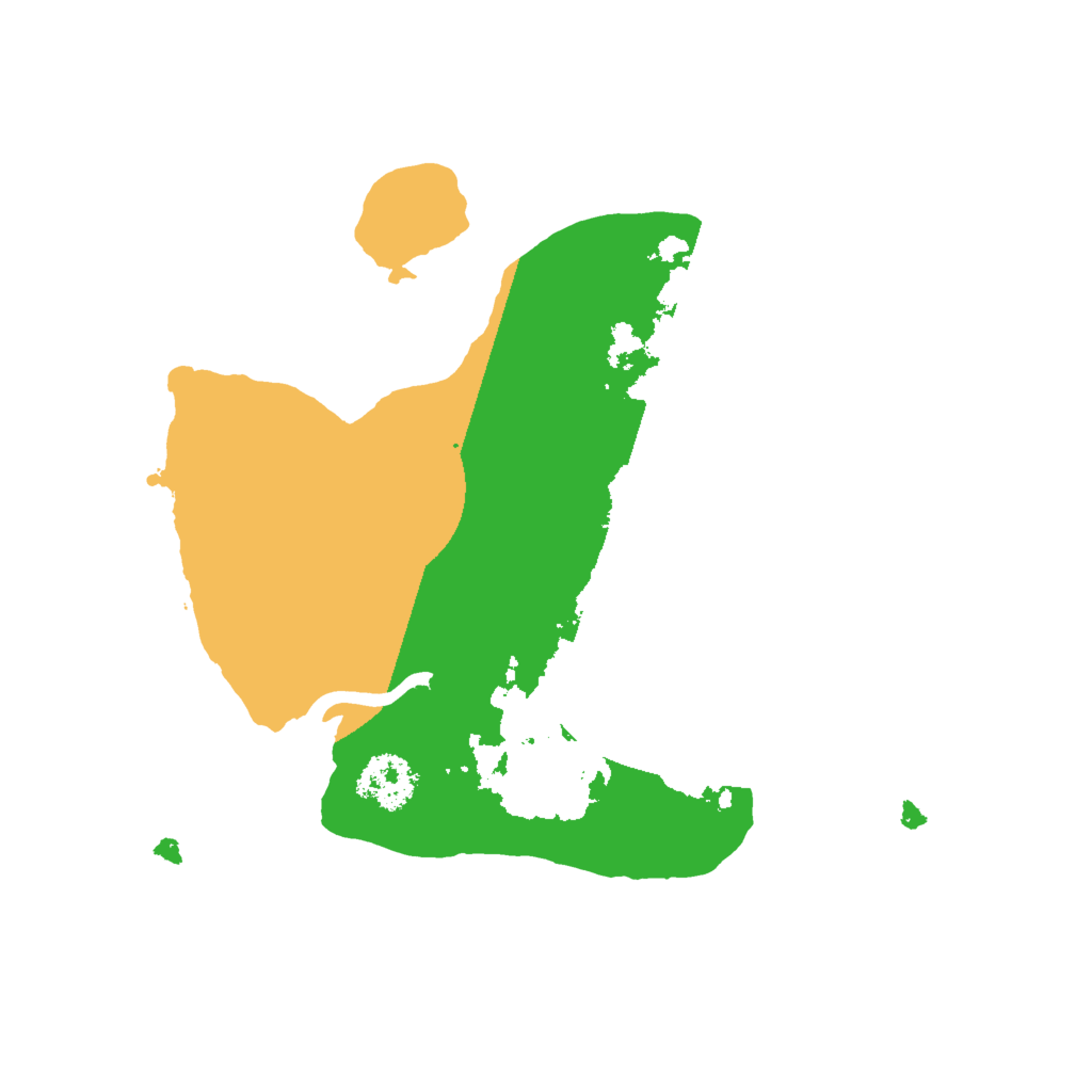 Biome Rust Map: Procedural Map, Size: 2000, Seed: 13312