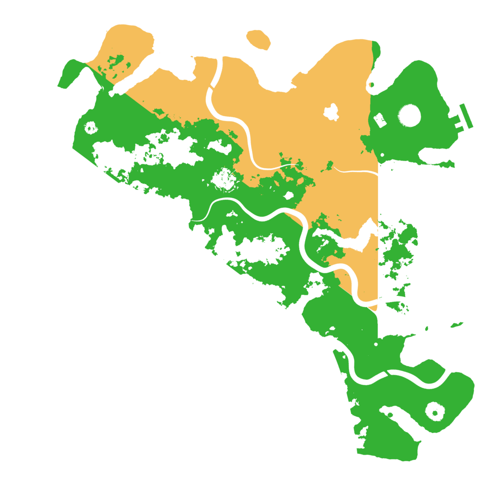 Biome Rust Map: Procedural Map, Size: 4000, Seed: 3000103