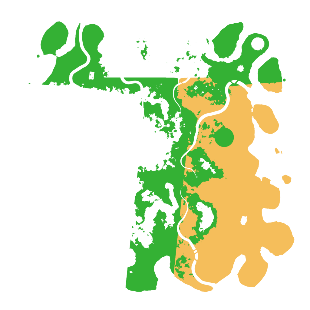 Biome Rust Map: Procedural Map, Size: 4250, Seed: 96947348