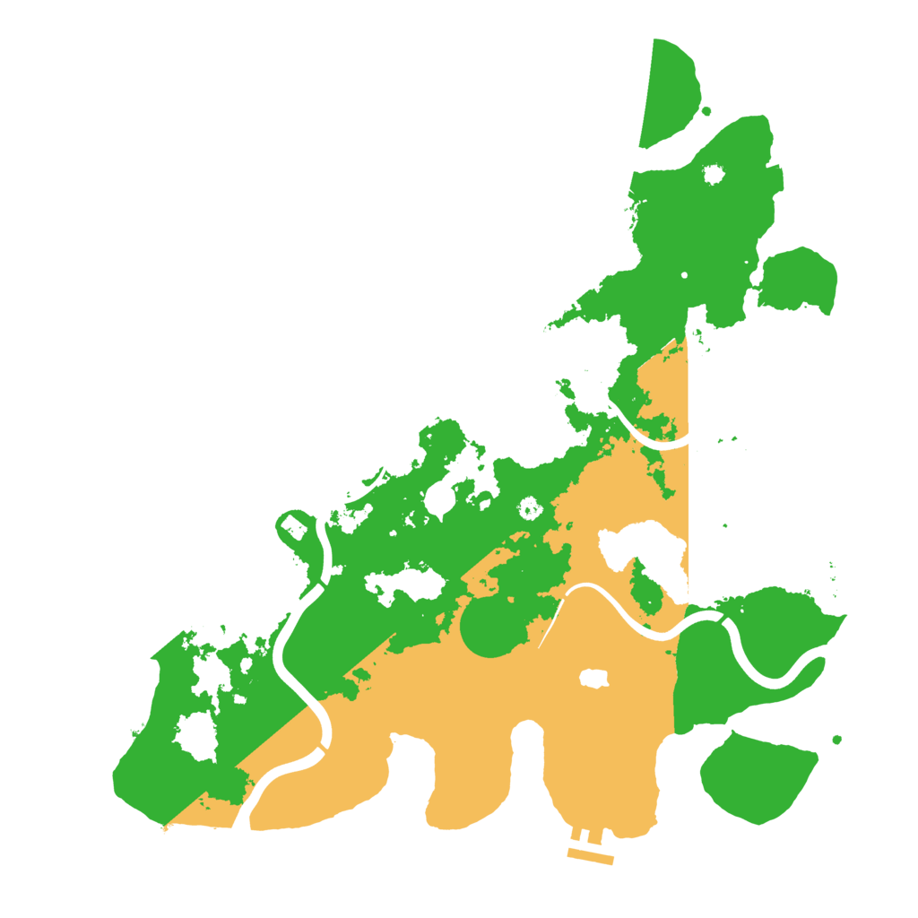 Biome Rust Map: Procedural Map, Size: 4000, Seed: 878390879