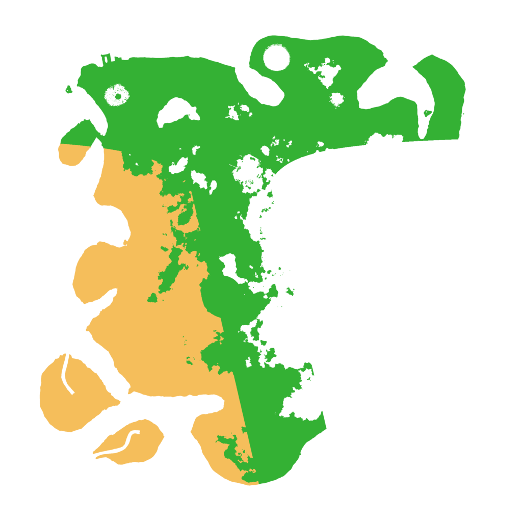 Biome Rust Map: Procedural Map, Size: 3500, Seed: 6525266