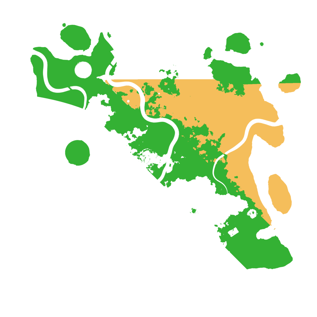 Biome Rust Map: Procedural Map, Size: 3500, Seed: 1596244014