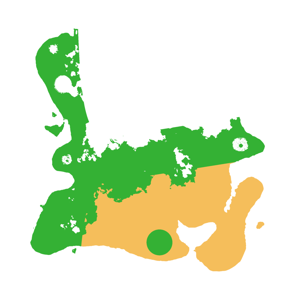 Biome Rust Map: Procedural Map, Size: 3000, Seed: 32604