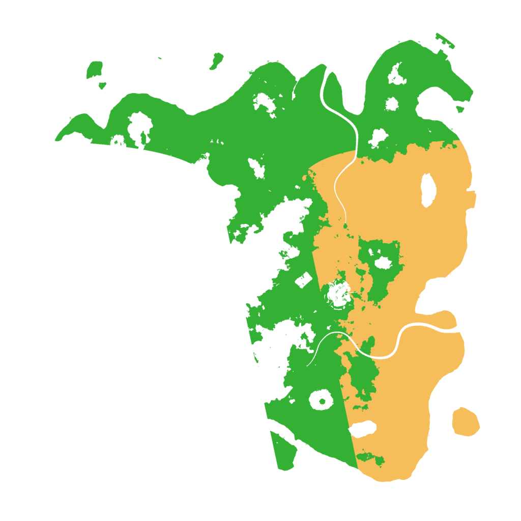 Biome Rust Map: Procedural Map, Size: 3500, Seed: 20220531