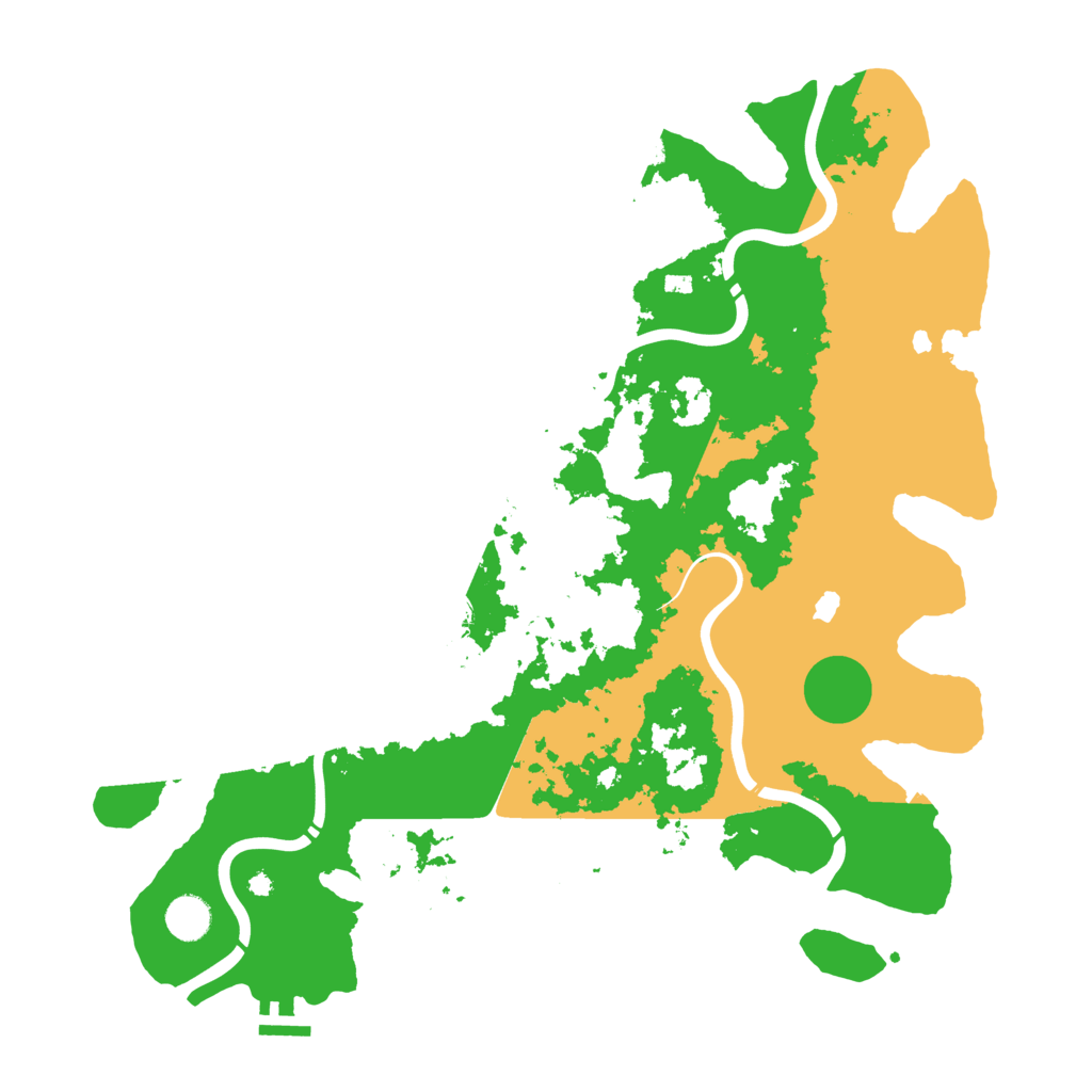 Biome Rust Map: Procedural Map, Size: 4250, Seed: 708210582