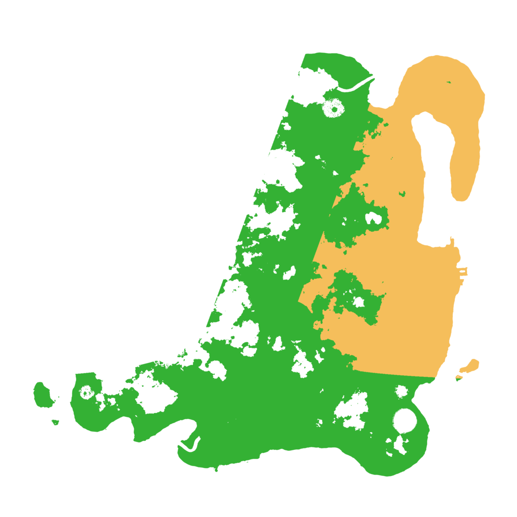 Biome Rust Map: Procedural Map, Size: 3850, Seed: 888776192