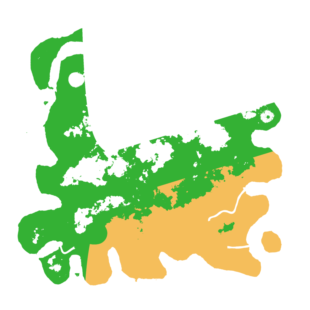 Biome Rust Map: Procedural Map, Size: 3700, Seed: 95000299