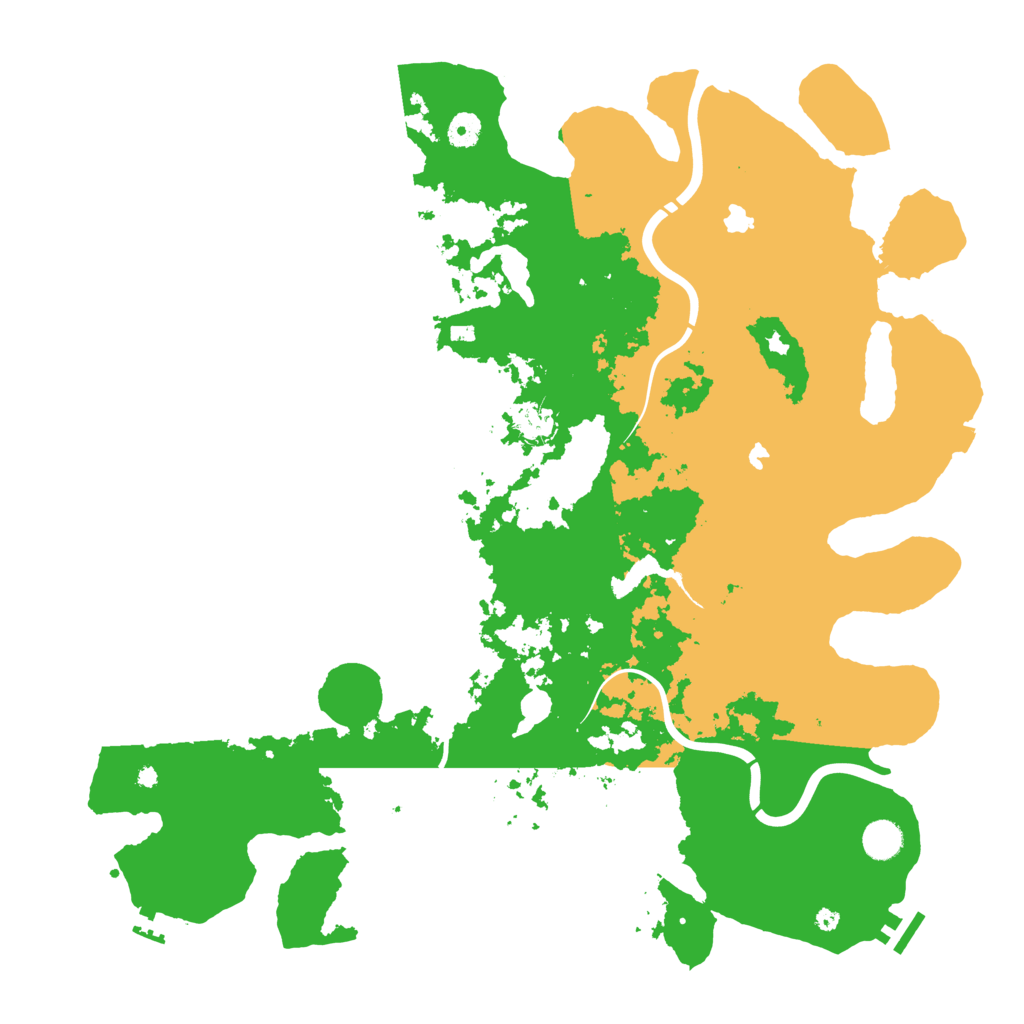 Biome Rust Map: Procedural Map, Size: 4500, Seed: 1068136013