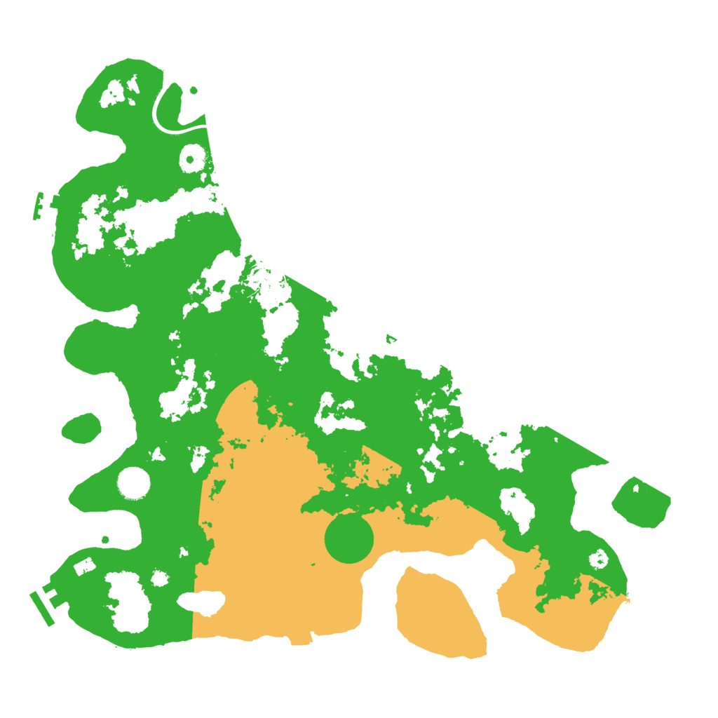 Biome Rust Map: Procedural Map, Size: 3850, Seed: 79921877