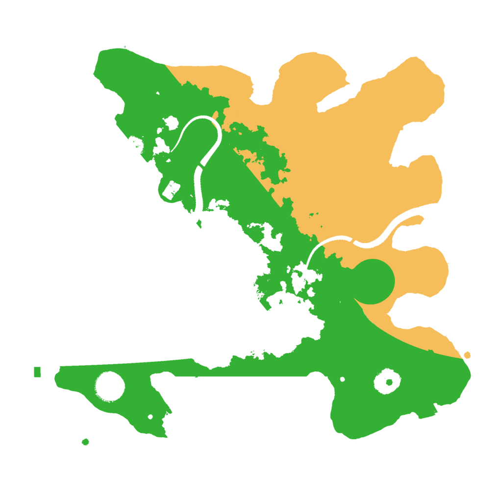 Biome Rust Map: Procedural Map, Size: 3000, Seed: 1328639197