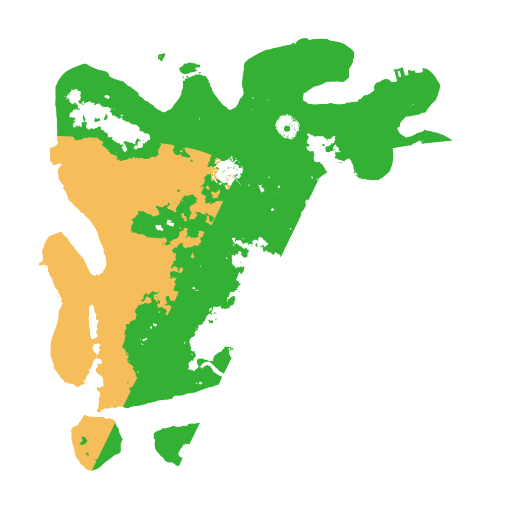 Biome Rust Map: Procedural Map, Size: 3300, Seed: 10