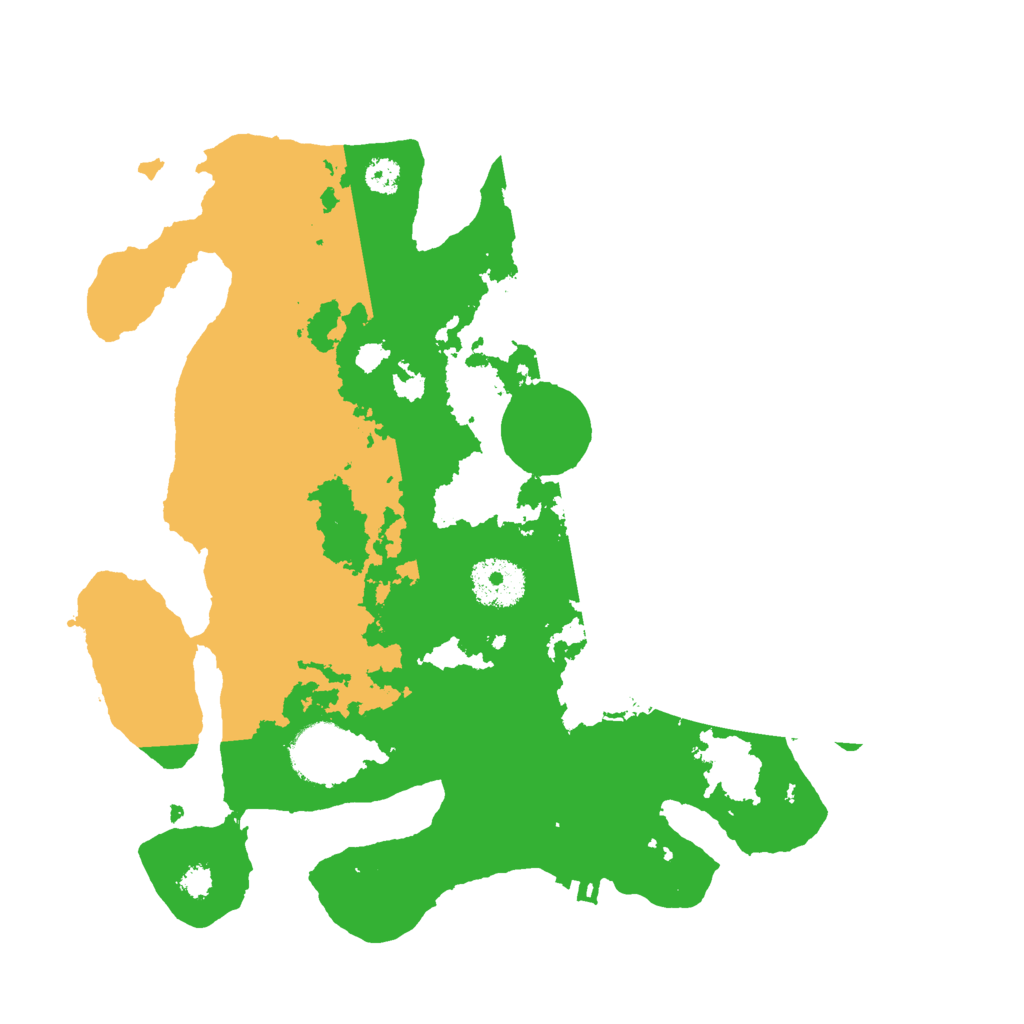 Biome Rust Map: Procedural Map, Size: 3000, Seed: 1250