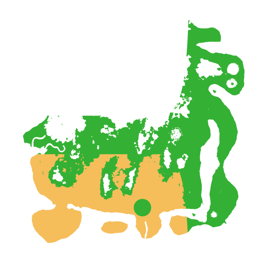 Biome Rust Map: Procedural Map, Size: 3900, Seed: 15