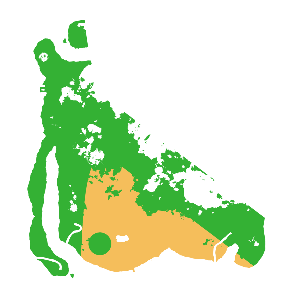 Biome Rust Map: Procedural Map, Size: 3500, Seed: 831718801