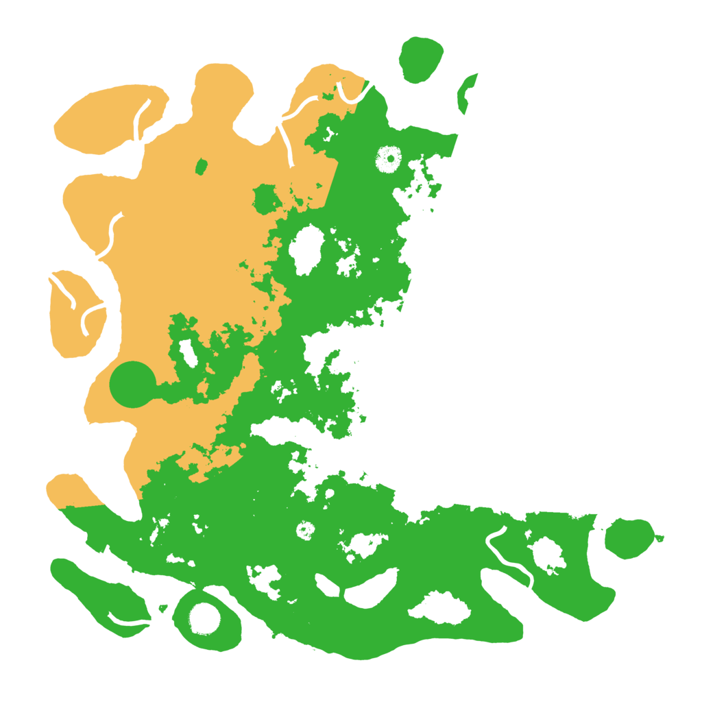 Biome Rust Map: Procedural Map, Size: 3950, Seed: 372247577