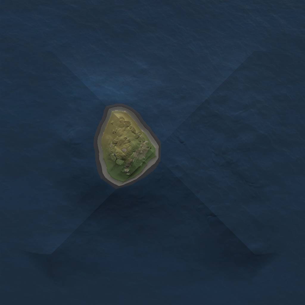 Rust Map: Procedural Map, Size: 1000, Seed: 2765, 3 Monuments