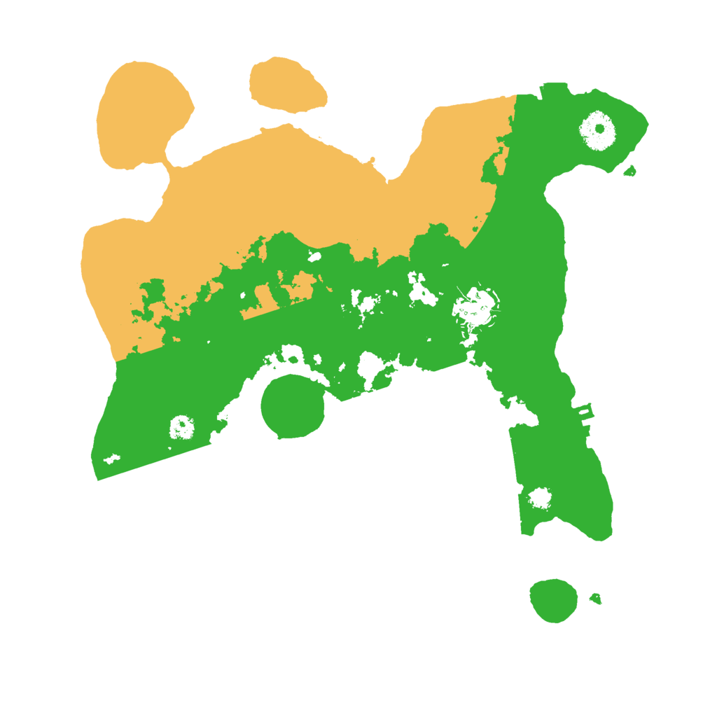 Biome Rust Map: Procedural Map, Size: 3000, Seed: 101436703