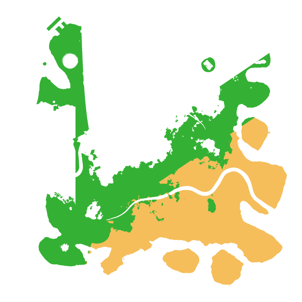 Biome Rust Map: Procedural Map, Size: 3500, Seed: 449693857