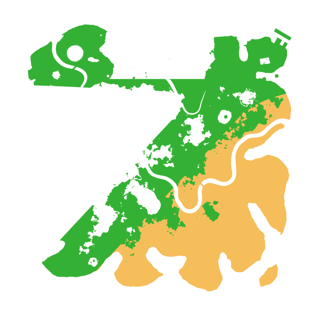 Biome Rust Map: Procedural Map, Size: 3500, Seed: 1421570213