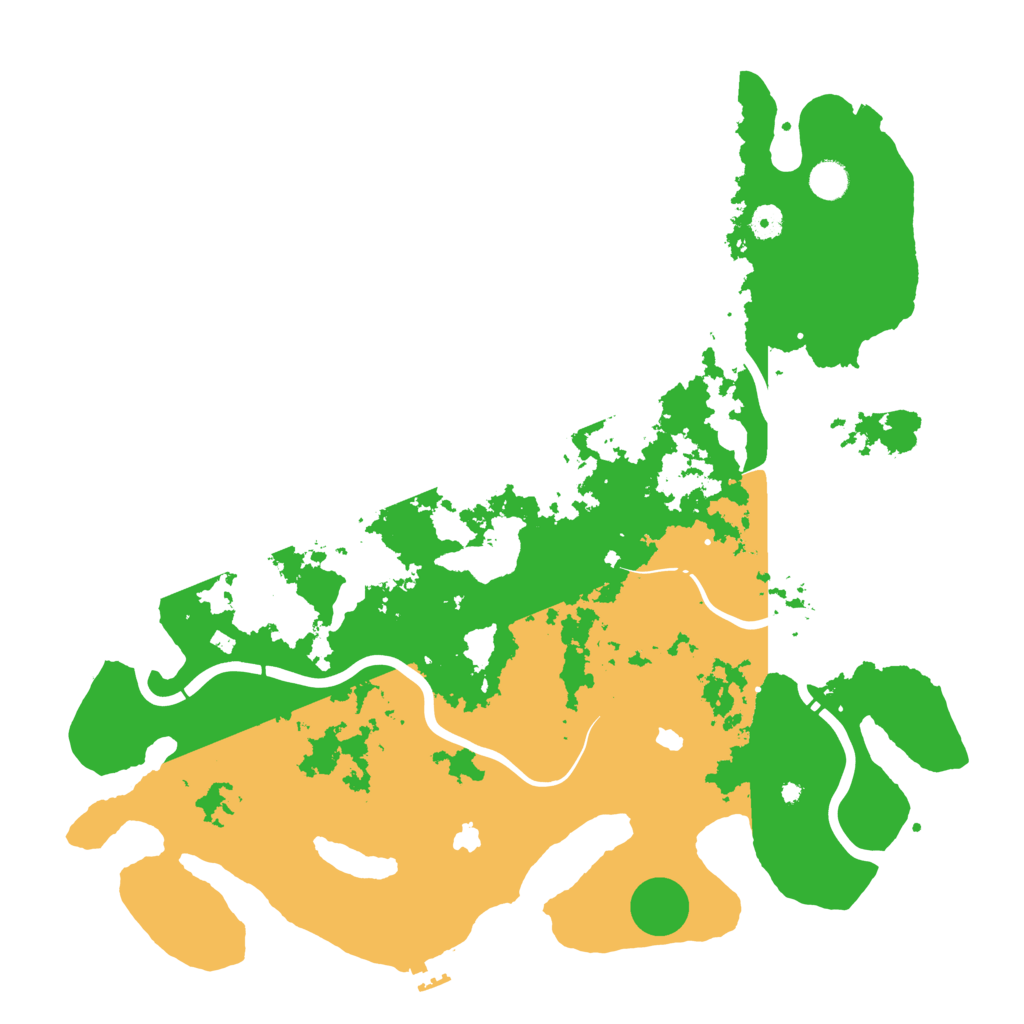 Biome Rust Map: Procedural Map, Size: 4608, Seed: 2202