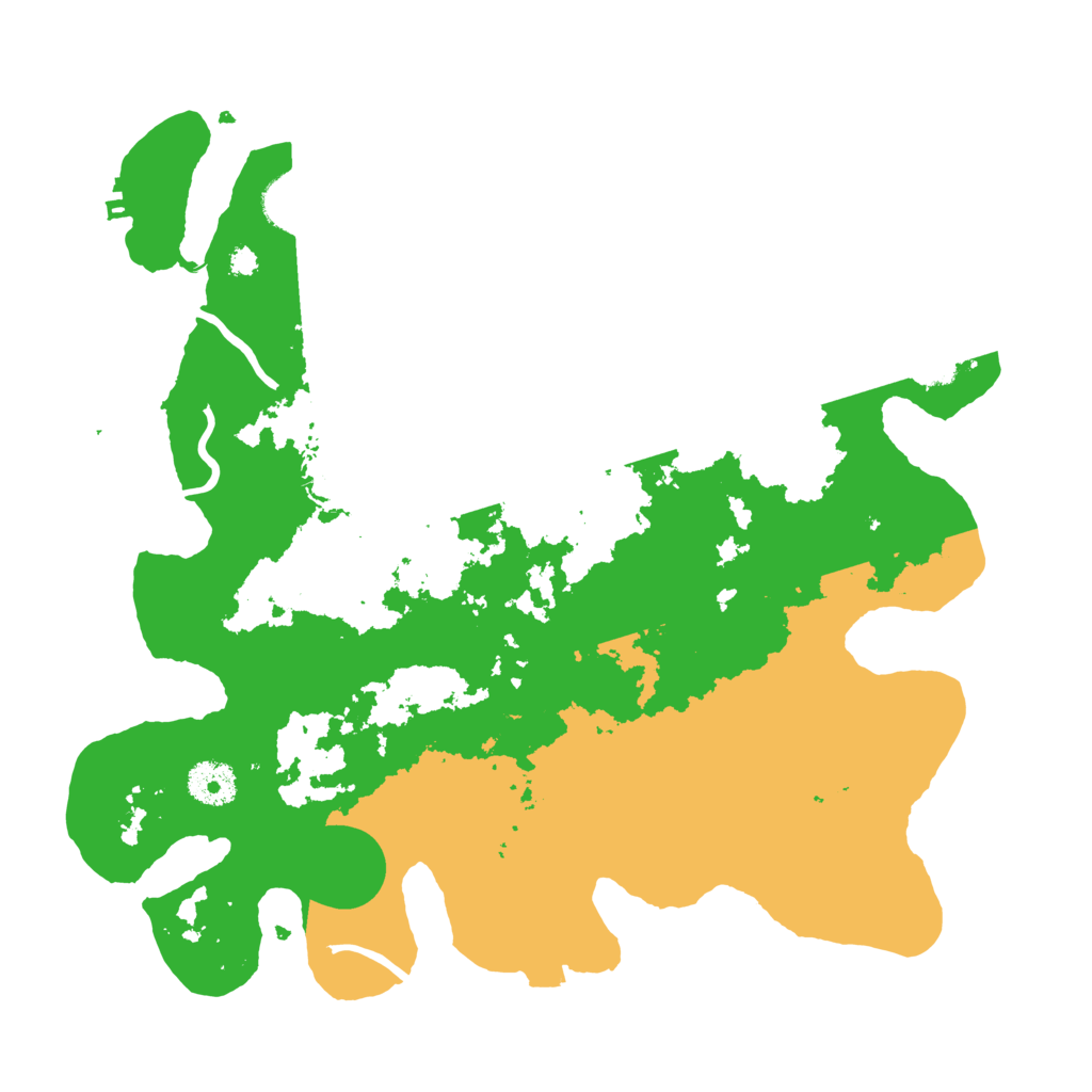 Biome Rust Map: Procedural Map, Size: 3500, Seed: 95000299