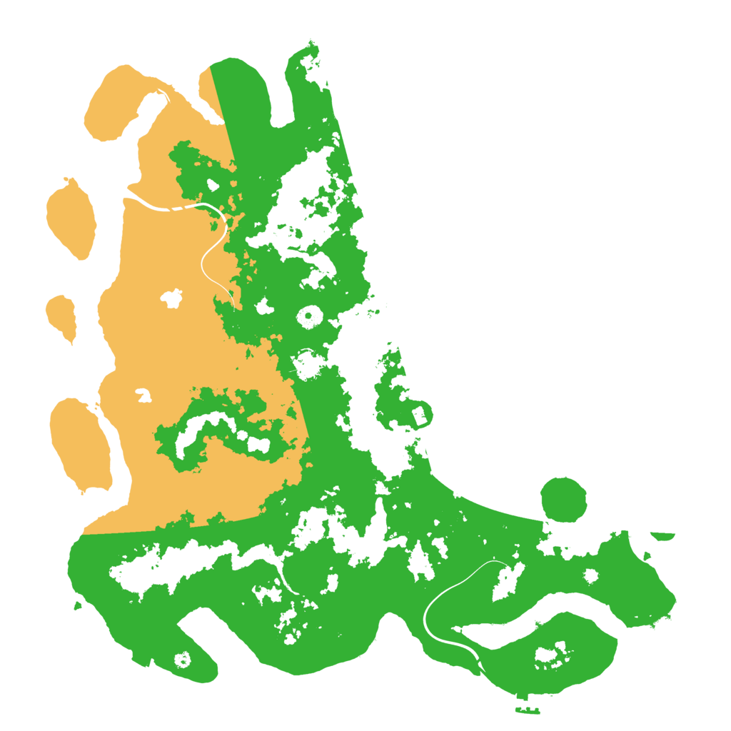 Biome Rust Map: Procedural Map, Size: 4500, Seed: 1882828659