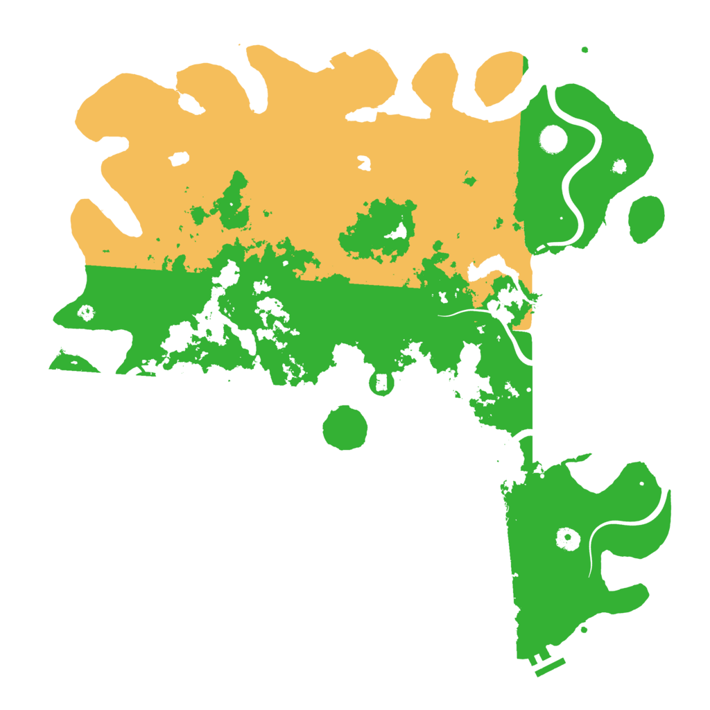 Biome Rust Map: Procedural Map, Size: 4500, Seed: 16726