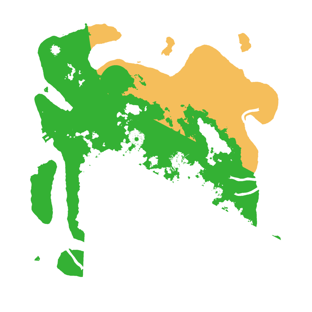 Biome Rust Map: Procedural Map, Size: 3000, Seed: 53927