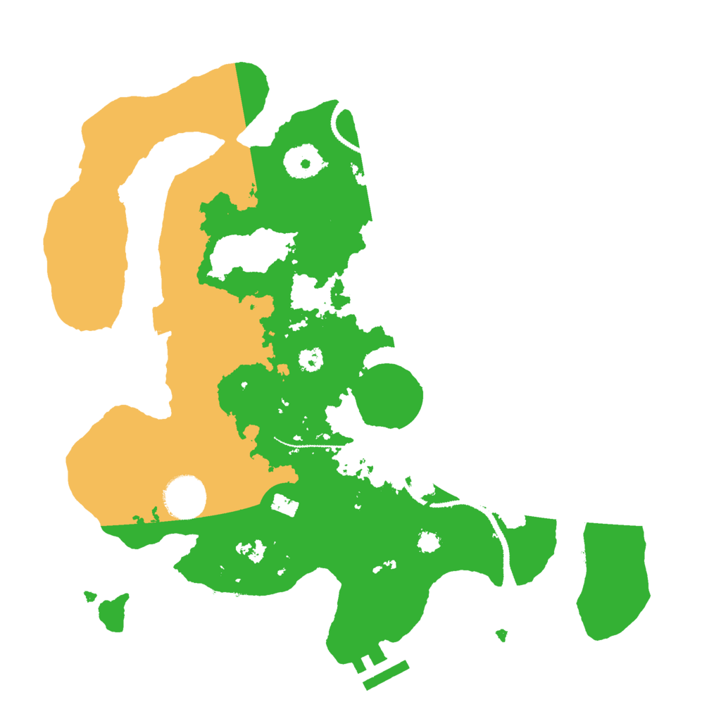 Biome Rust Map: Procedural Map, Size: 3000, Seed: 175552911