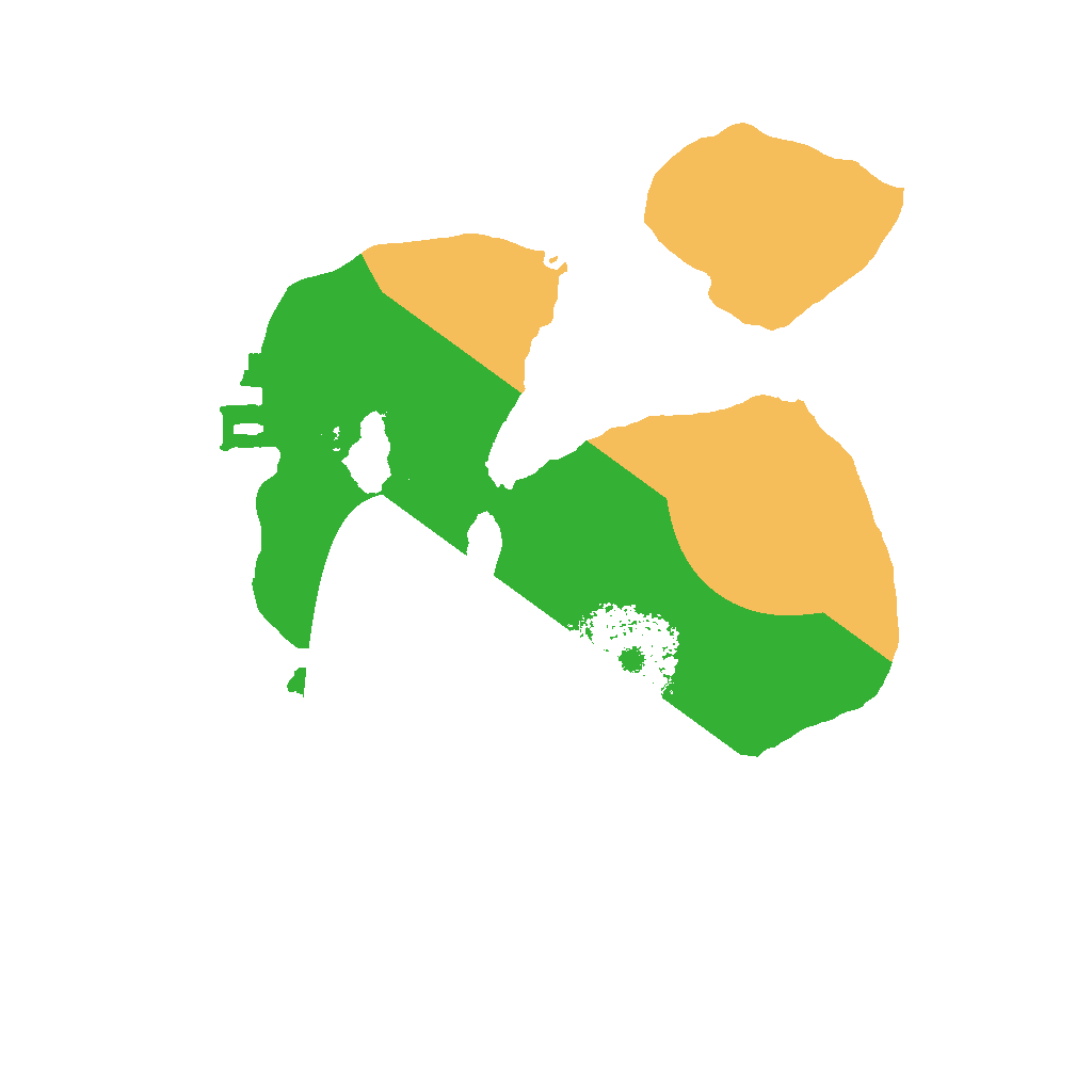 Biome Rust Map: Procedural Map, Size: 1500, Seed: 100666