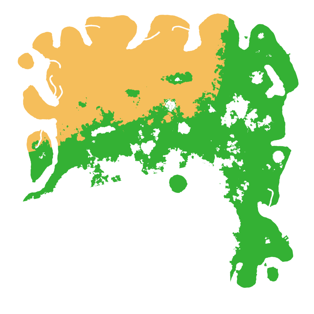 Biome Rust Map: Procedural Map, Size: 5000, Seed: 4378421