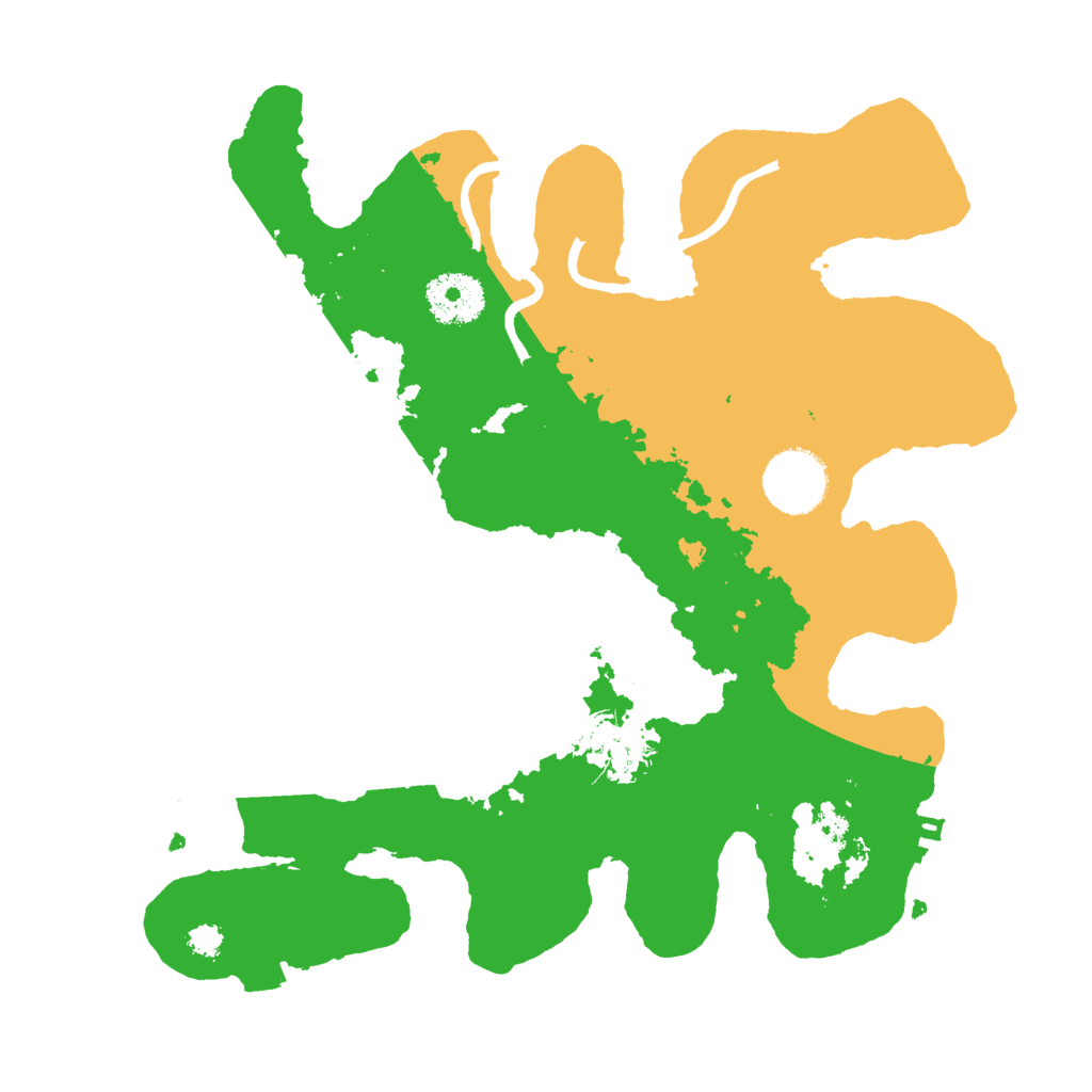 Biome Rust Map: Procedural Map, Size: 3000, Seed: 1392937434