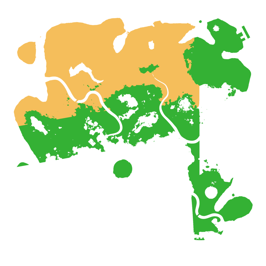 Biome Rust Map: Procedural Map, Size: 4000, Seed: 2053846892