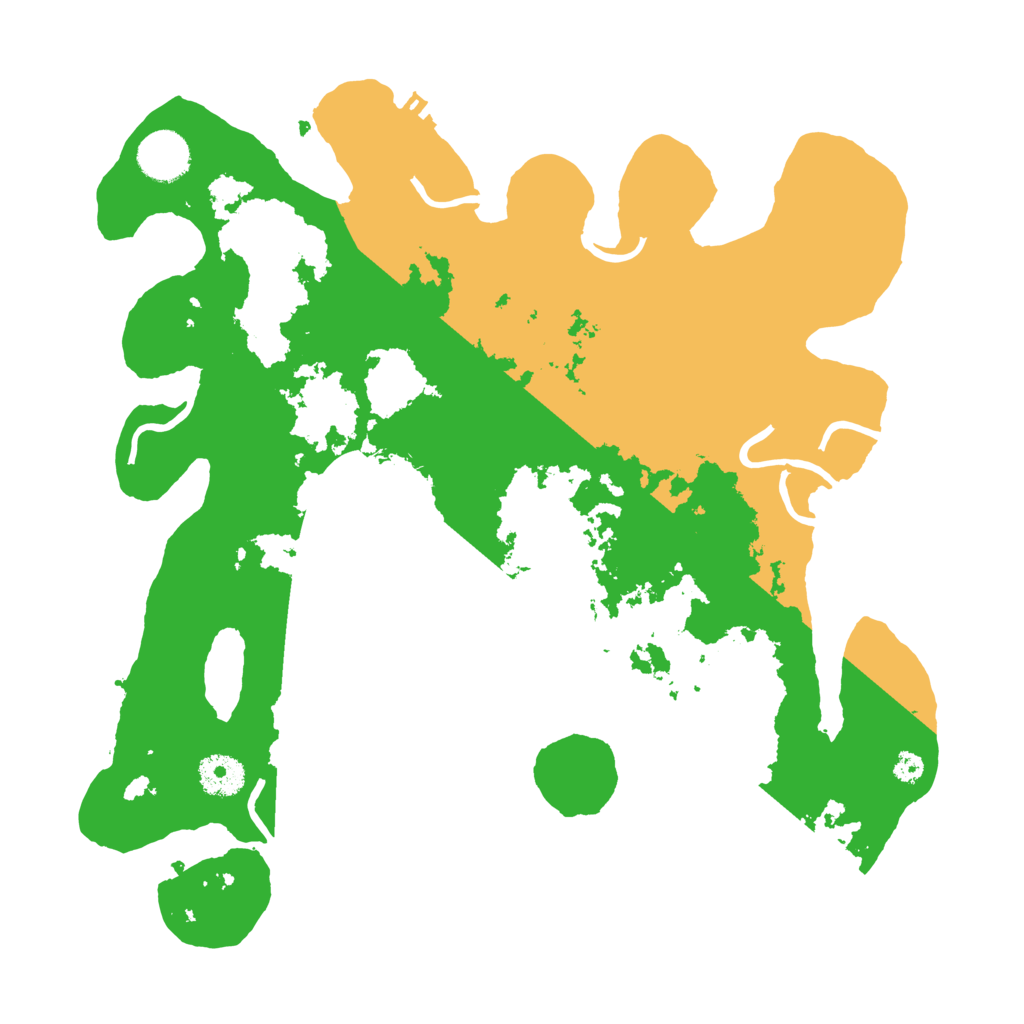 Biome Rust Map: Procedural Map, Size: 3500, Seed: 67250