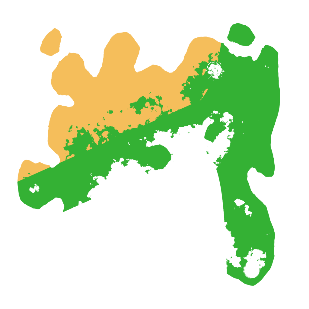 Biome Rust Map: Barren, Size: 3500, Seed: 1362406586