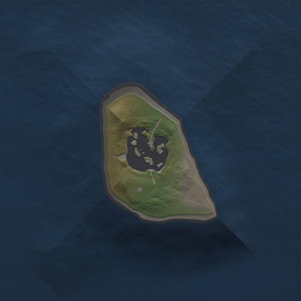 Rust Map: Barren, Size: 1000, Seed: 120229539, 3 Monuments