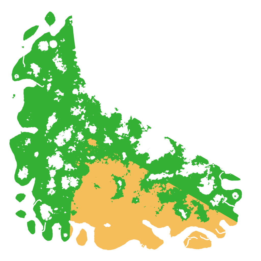 Biome Rust Map: Procedural Map, Size: 6000, Seed: 448885513