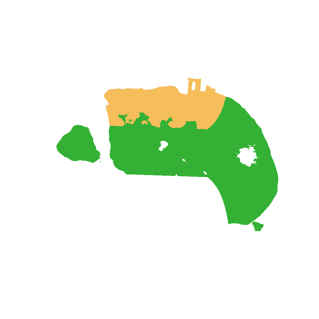 Biome Rust Map: Procedural Map, Size: 1500, Seed: 120666