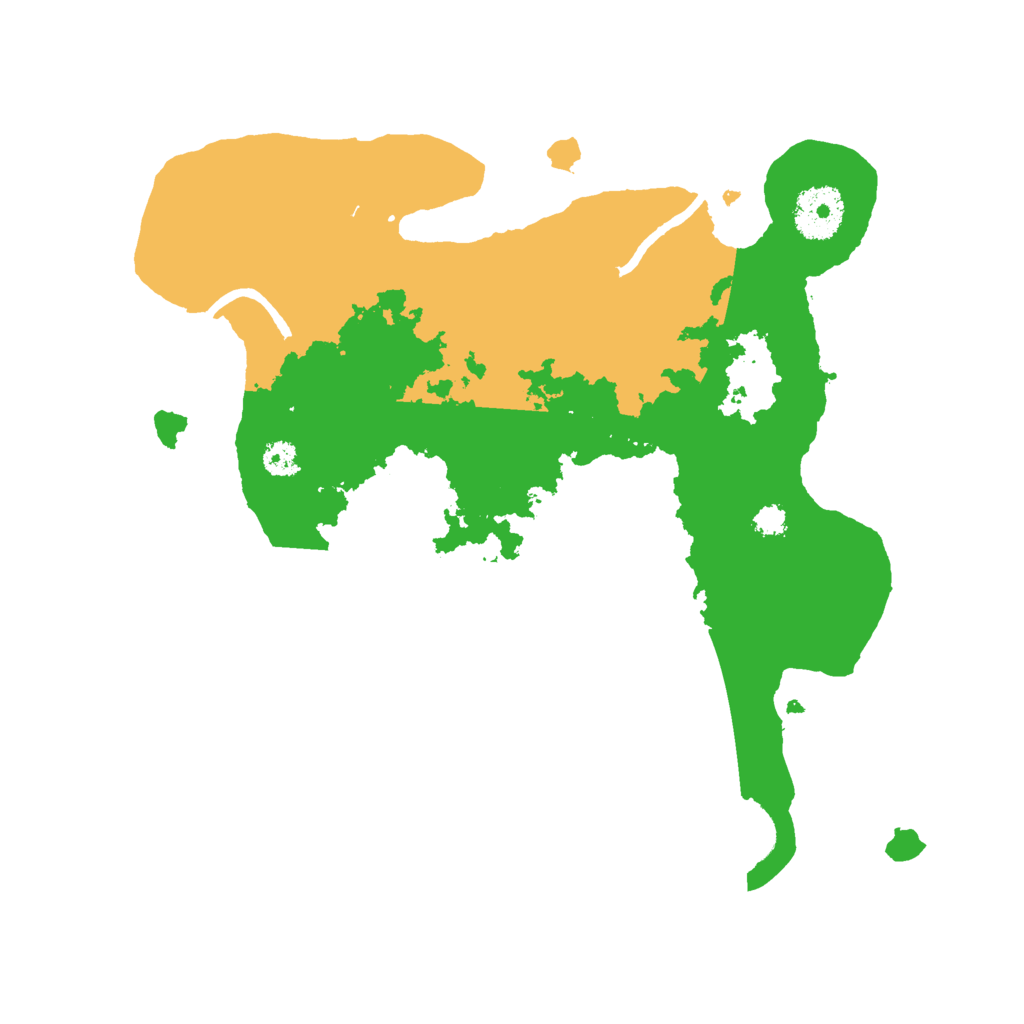 Biome Rust Map: Procedural Map, Size: 3000, Seed: 1095