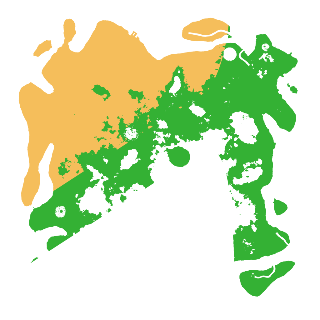 Biome Rust Map: Procedural Map, Size: 4350, Seed: 648311531
