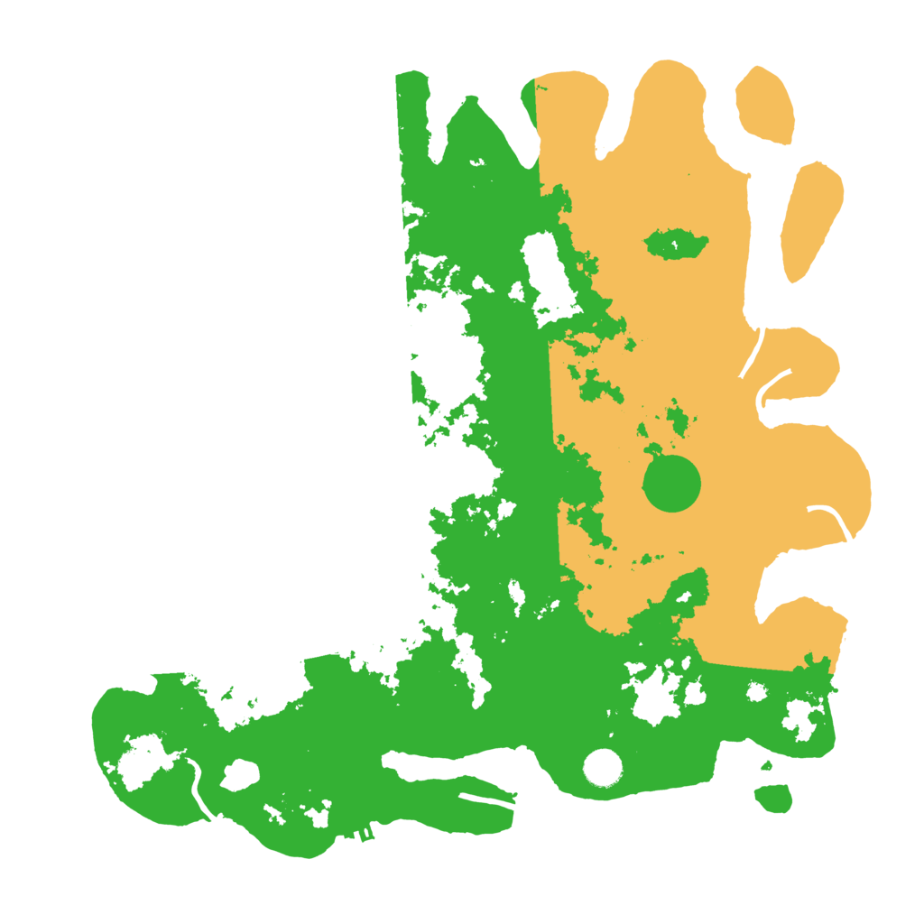 Biome Rust Map: Procedural Map, Size: 4250, Seed: 168847300