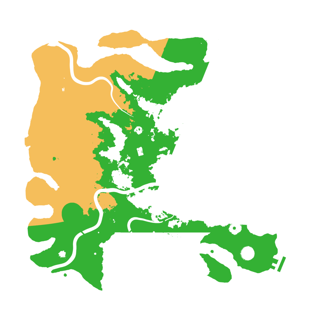 Biome Rust Map: Procedural Map, Size: 3950, Seed: 1103260990