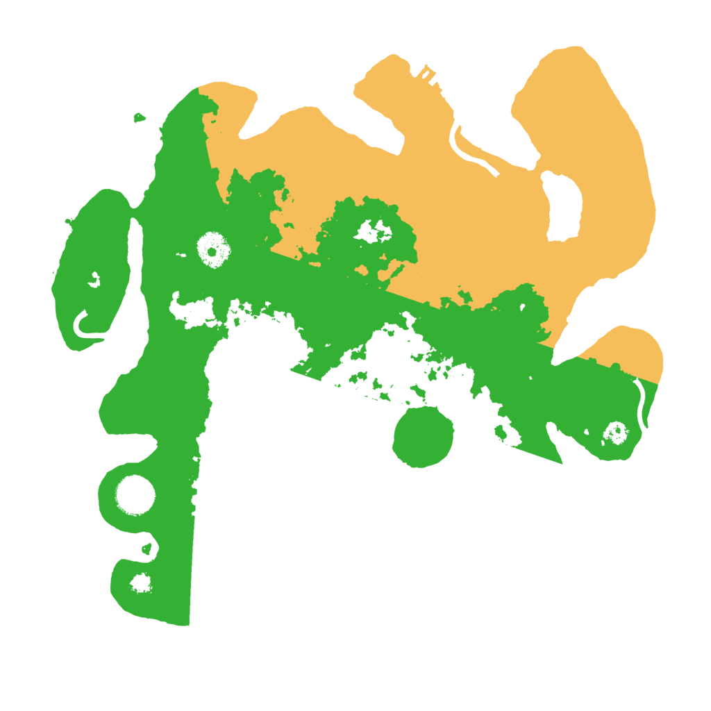 Biome Rust Map: Procedural Map, Size: 3200, Seed: 456138