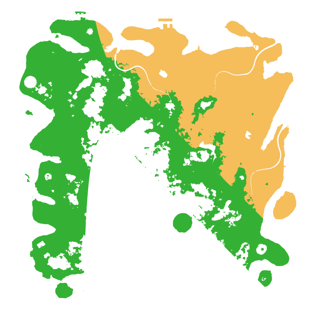 Biome Rust Map: Procedural Map, Size: 4500, Seed: 1837083573