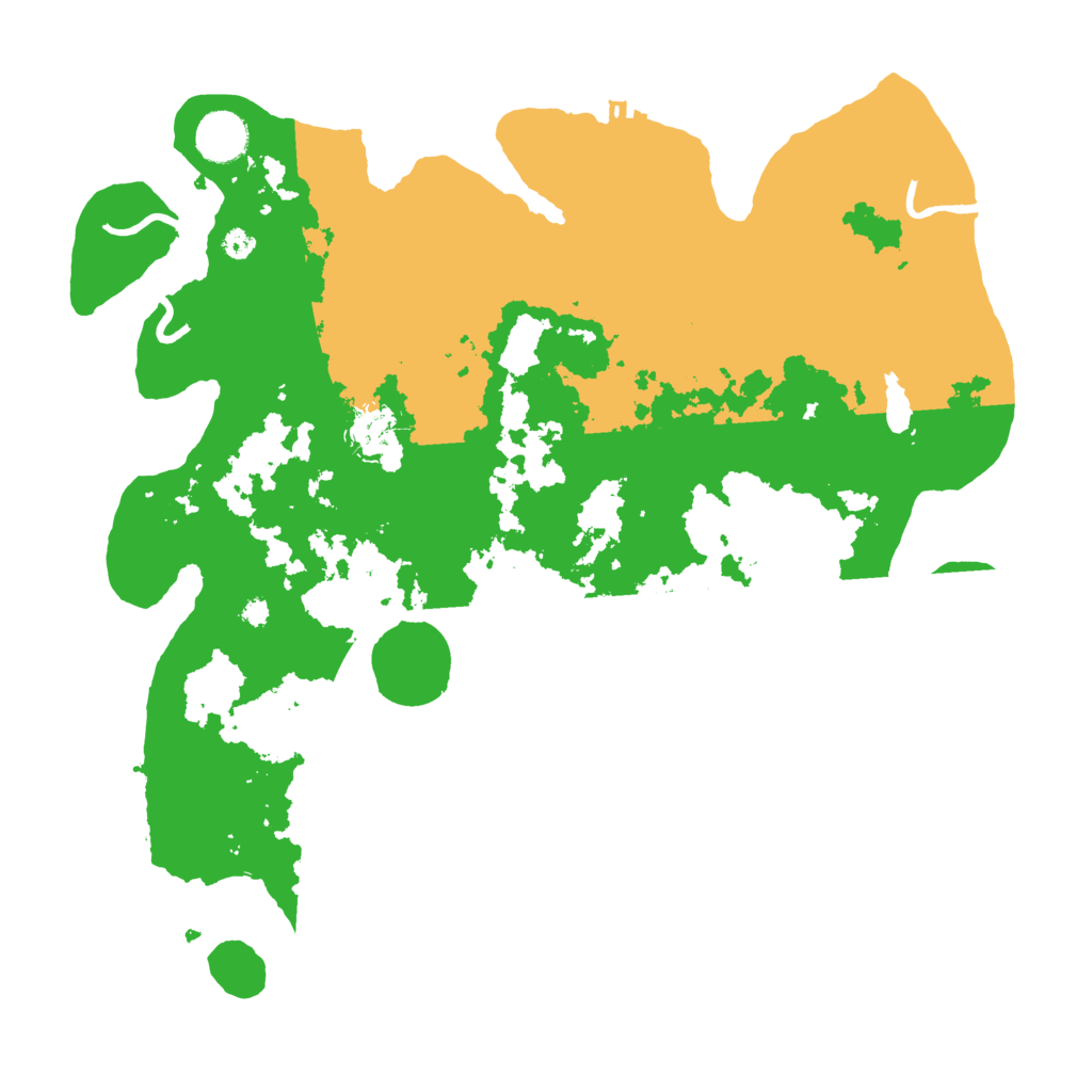 Biome Rust Map: Procedural Map, Size: 3700, Seed: 1209387915